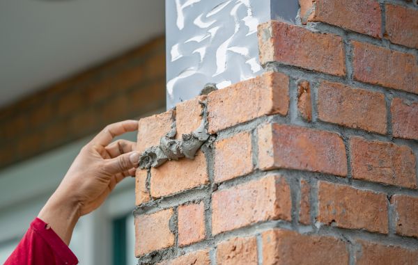 Brick Pillar Repair in Frankfort