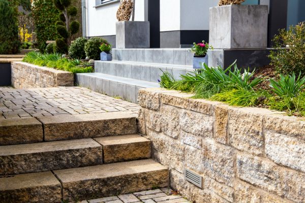 Stone Step Replacement in Frankfort