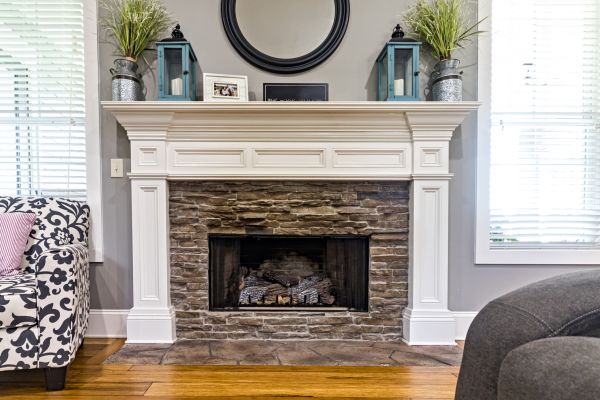 Brick Fireplace Renovation