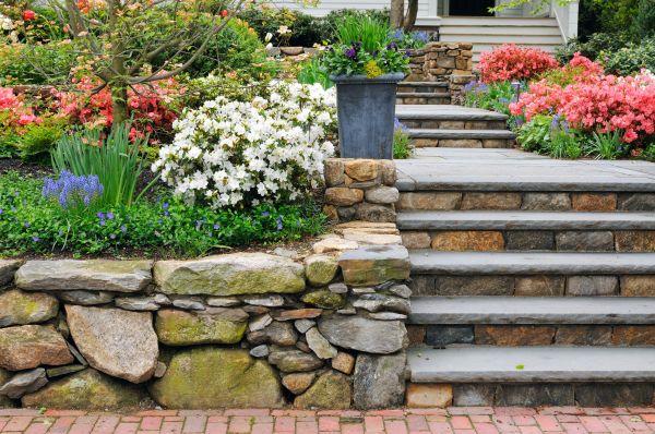 Stone Stairs Repair in Frankfort