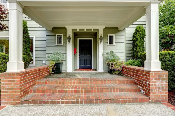 Front Porch Masonry Repair in Frankfort