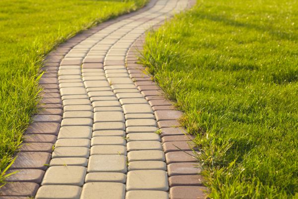 Sidewalk Brick Repair in Frankfort