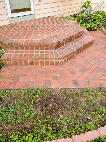 Brick Stoop Repair in Frankfort